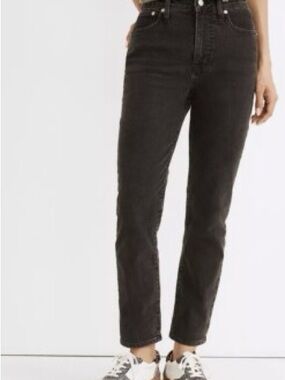 Madewell The Plus Curvy Perfect Vintage Jean in Lunar (dark gray) Wash 22W